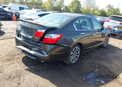 2013 Honda Accord Sport from USA, damaged, VIN 1HGCR2F52DA021693